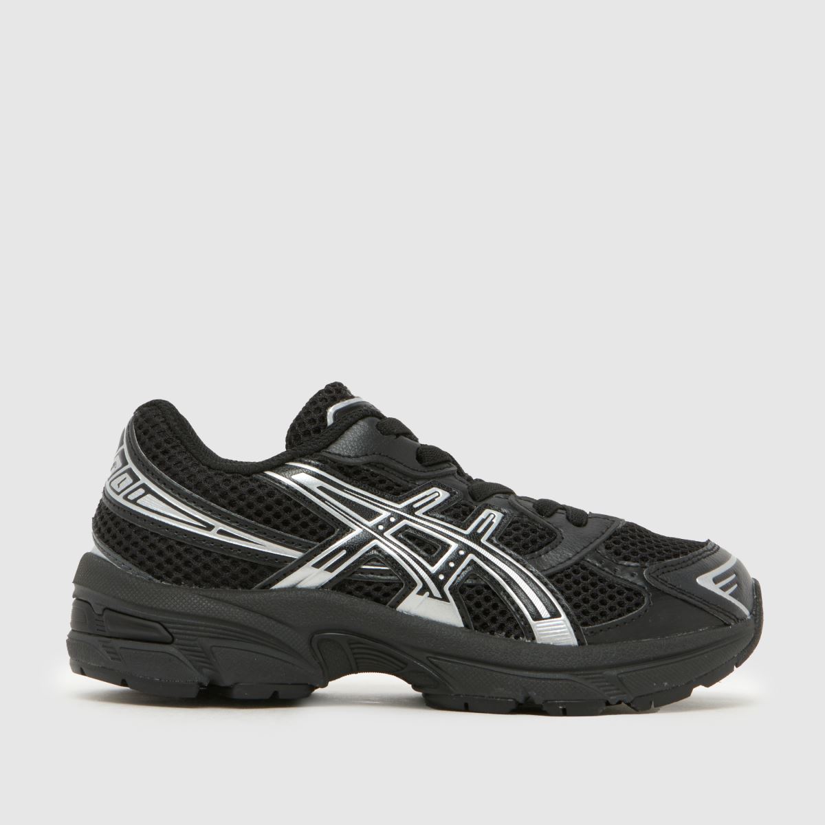 ASICS Black & Silver GEL-1130 Junior Trainers