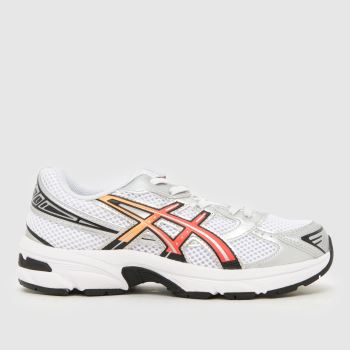 ASICS White & Red GEL-1130 Junior