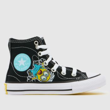 Converse Black Multi All Star Hi 1V Minions Junior