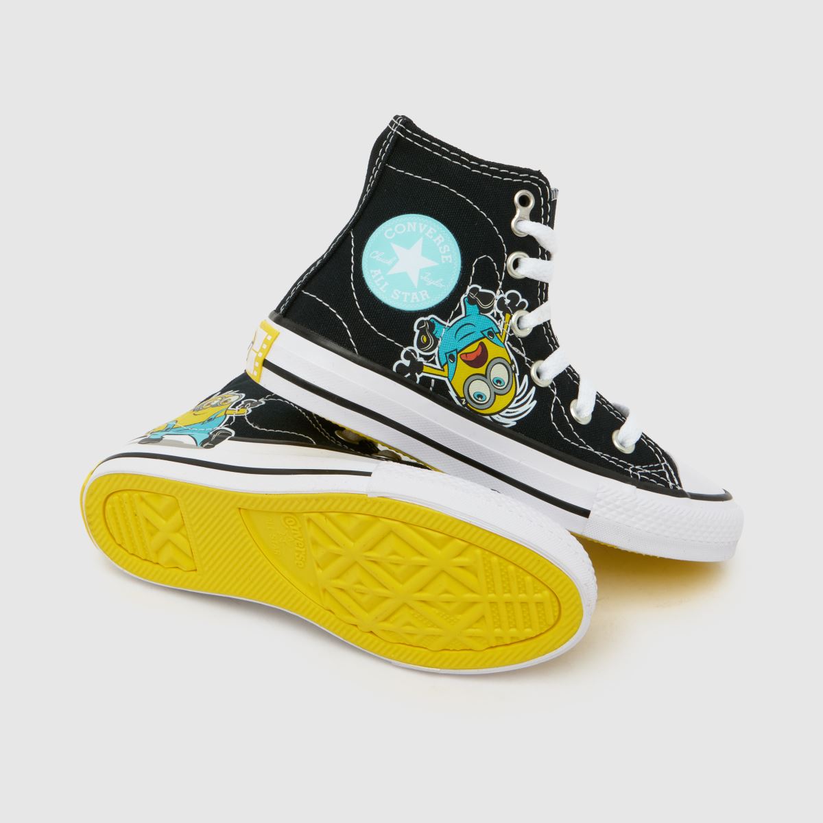 Converse All Star Hi 1V Minions Junior in Black Multi Converse All Star Hi 1V Minions 4