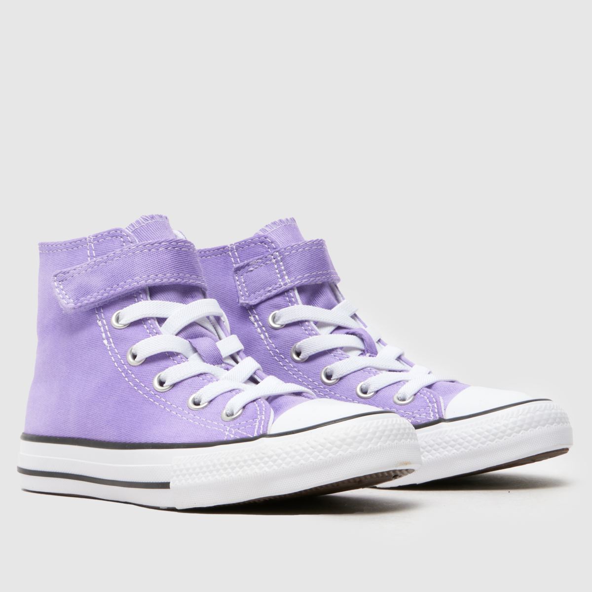 Kids Junior Purple Converse All Star Hi 1V Trainers | schuh