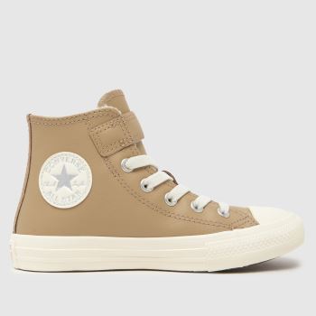 Converse Beige All Star Hi 1V Junior
