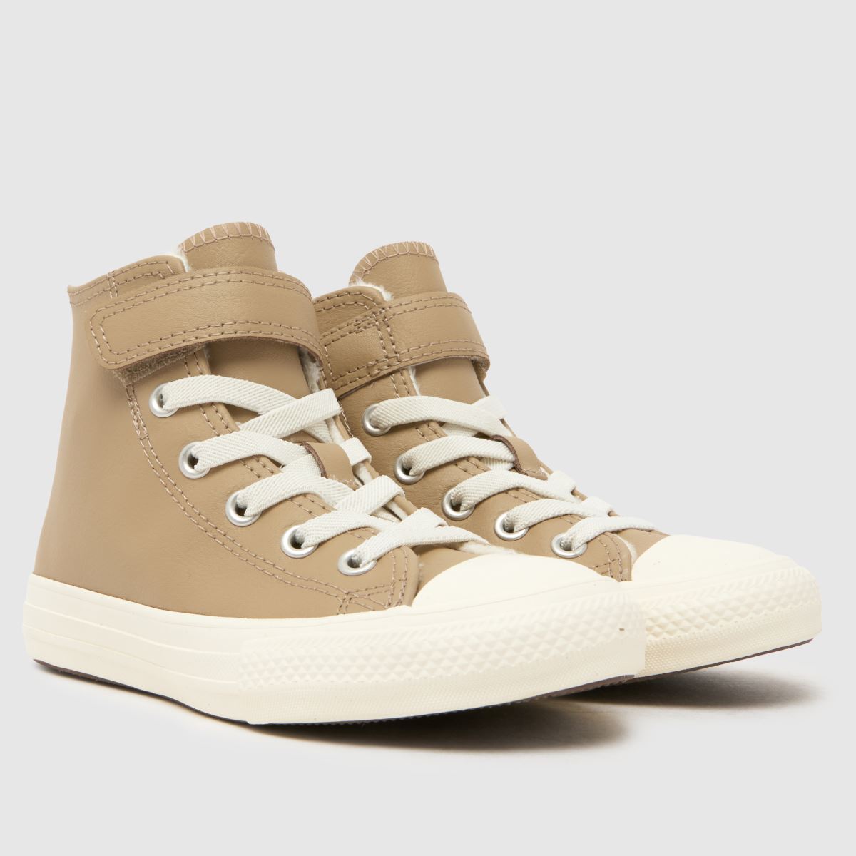 Converse All Star Hi 1V Junior in Beige Converse All Star Hi 1V 1