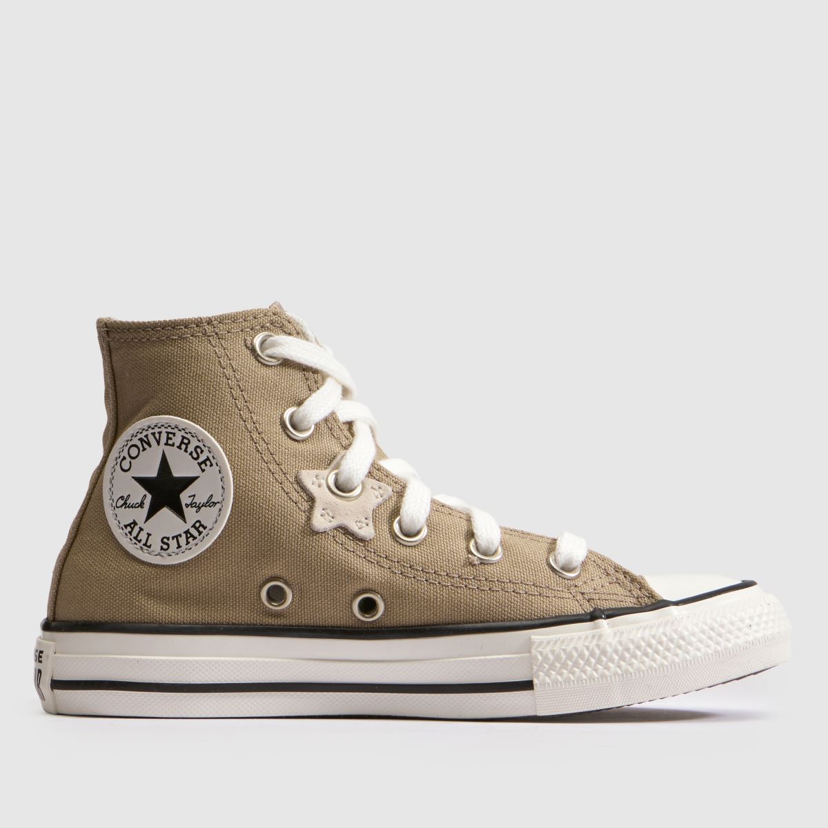 Kinder Converse Beige All Star Hi Charms Sneaker Converse All Star Hi Charms