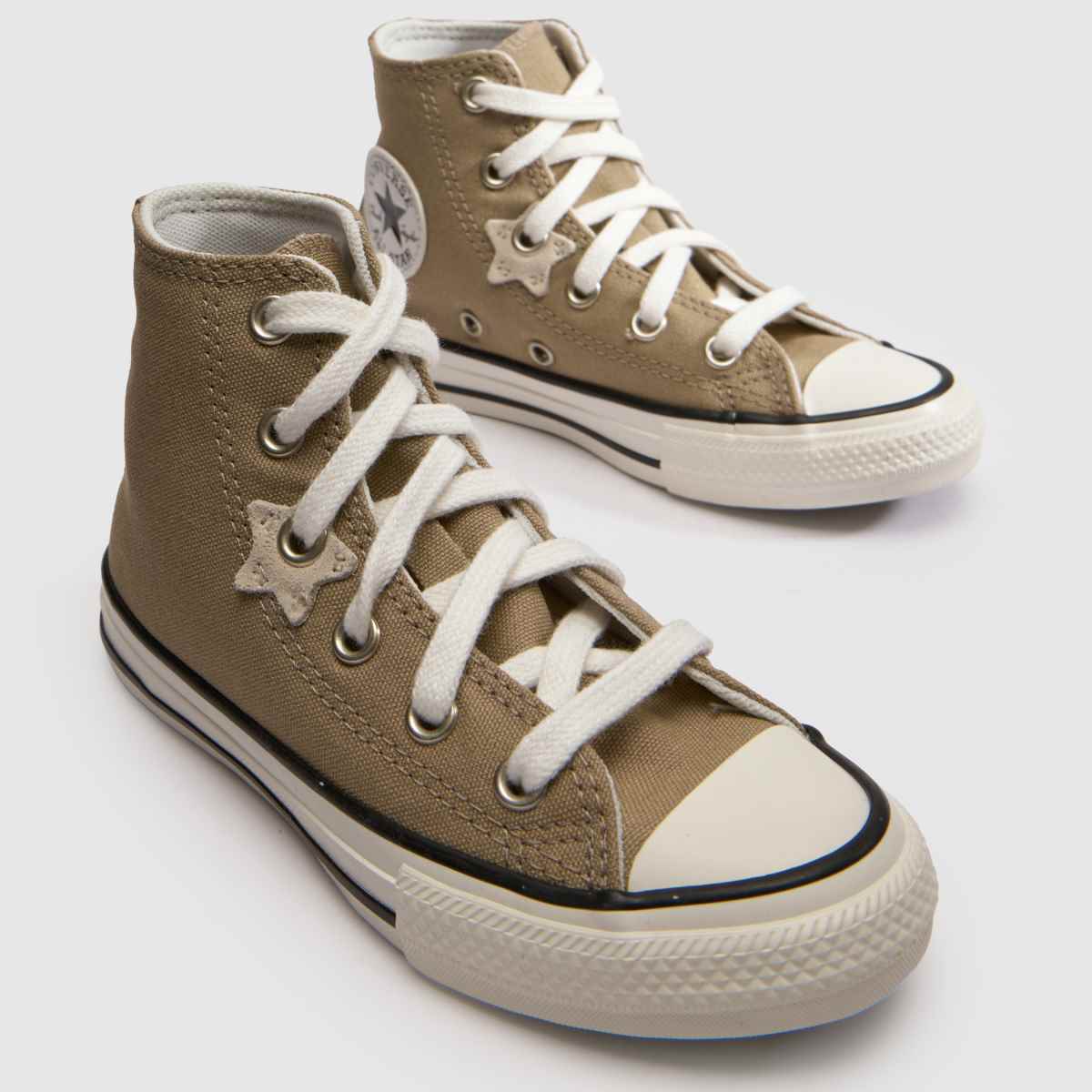 Kinder Converse Beige All Star Hi Charms Sneaker Converse All Star Hi Charms 4