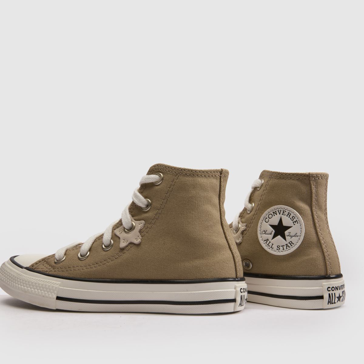 Kinder Converse Beige All Star Hi Charms Sneaker Converse All Star Hi Charms 7