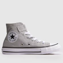 Converse All Star Hi 1V Junior in Grey Converse All Star Hi 1V,1 of 4