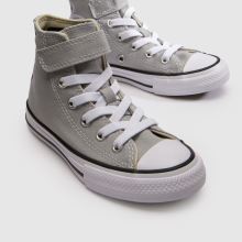 Converse All Star Hi 1V Junior in Grey Converse All Star Hi 1V,3 of 4