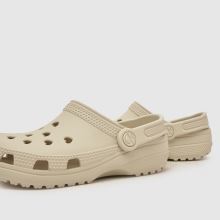 Crocs Classic Hearts Cut Out Clog Junior in Beige Crocs Classic Hearts Cut Out Clog,4 of 4