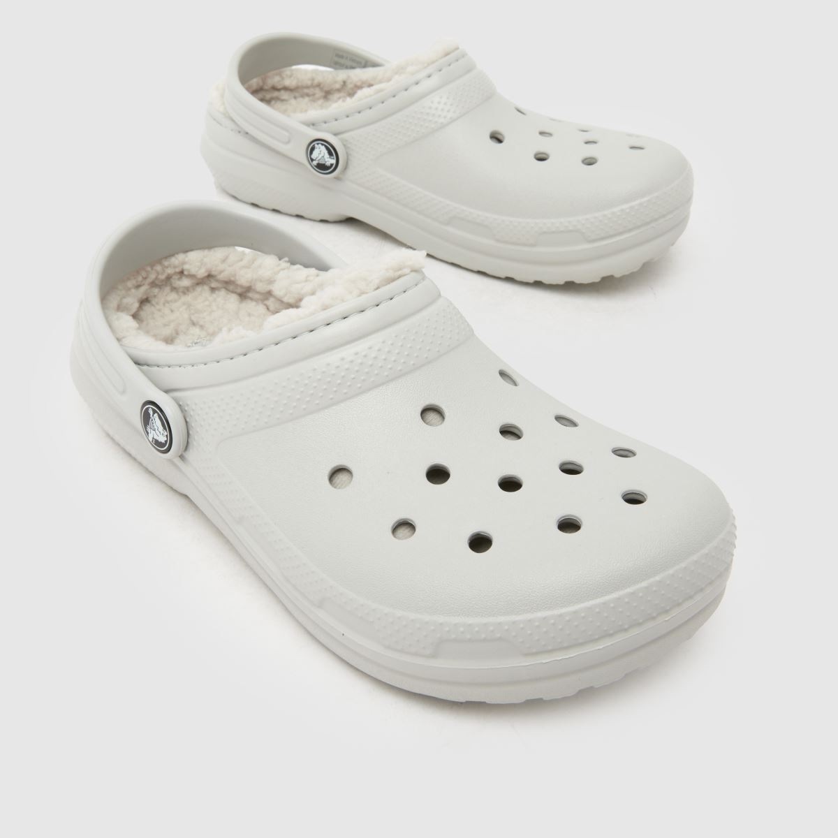 Crocs Classic Lined Clog Junior in Grey Crocs Classic Lined Clog 4