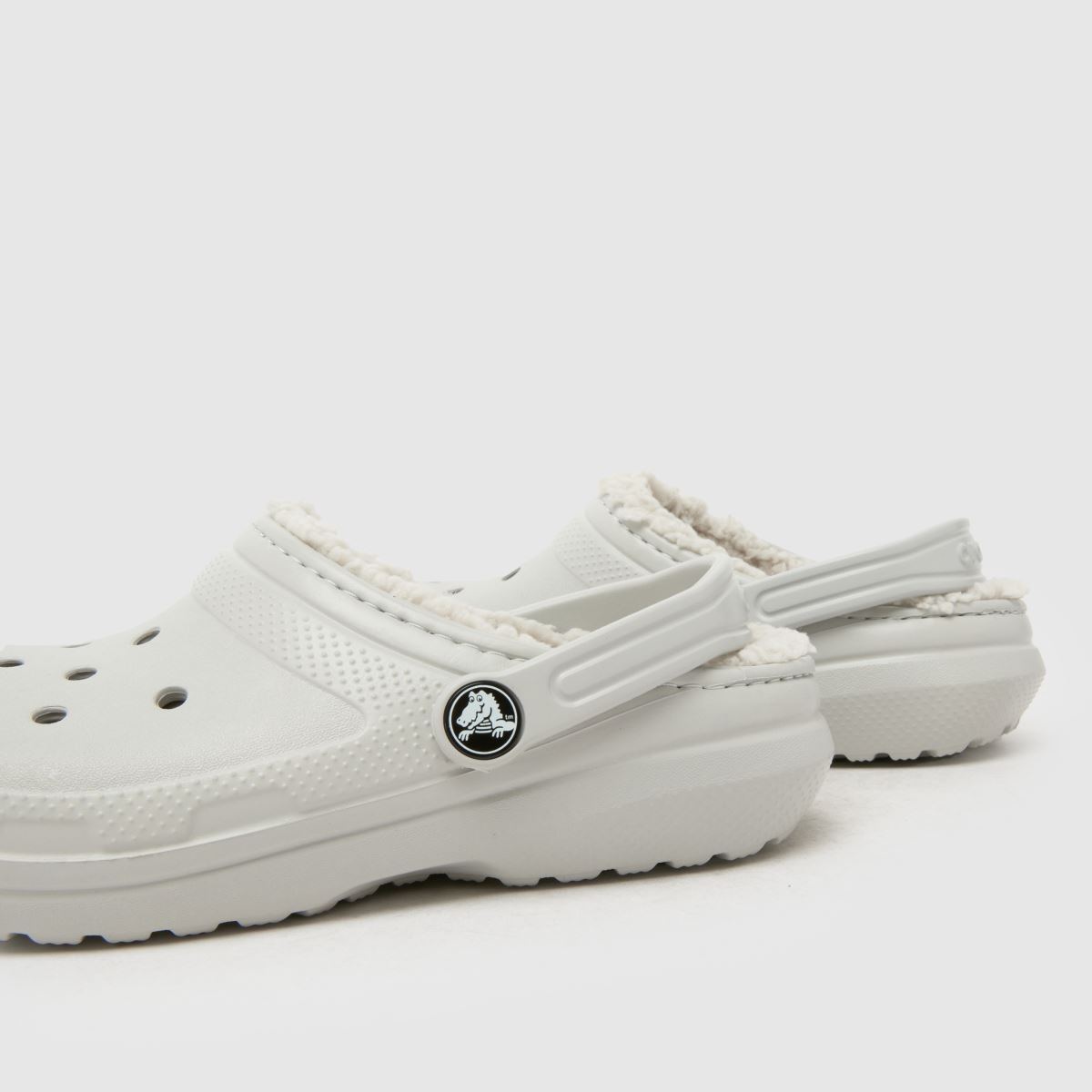 Crocs Classic Lined Clog Junior in Grey Crocs Classic Lined Clog 7