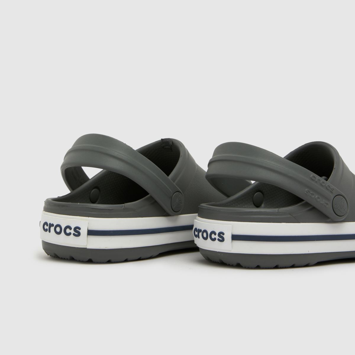 Crocs Crocband Clog Junior in Grey & Navy Crocs Crocband Clog 7