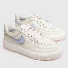 Nike Force 1 Low Junior in Off-White Multi Nike Force 1 Low,3 of 4