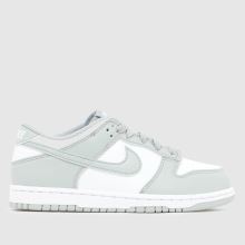 Nike Dunk Low Junior in White & grey Nike Dunk Low,1 of 4