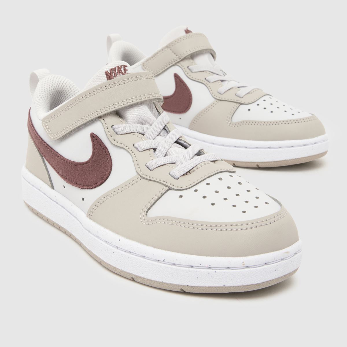 Nike Court Borough Low Junior in Grey Multi Nike Court Borough Low 4