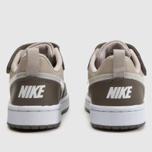 Nike Court Borough Low Junior in Beige Multi Nike Court Borough Low,3 of 4