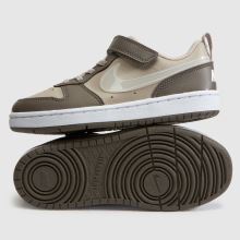 Nike Court Borough Low Junior in Beige Multi Nike Court Borough Low,4 of 4