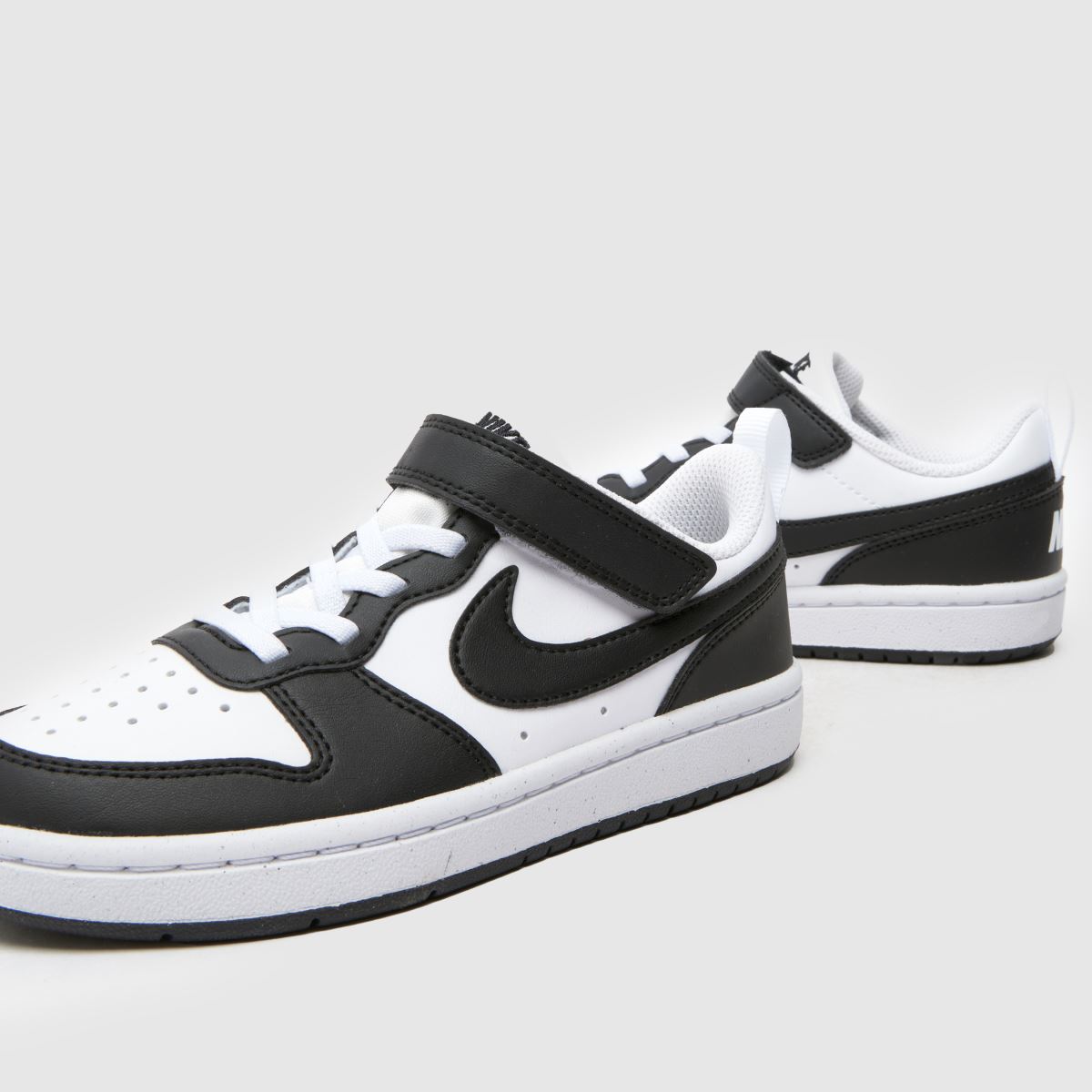 Kinder Nike Weiß-schwarz Court Borough Low Sneaker Nike Court Borough Low 7