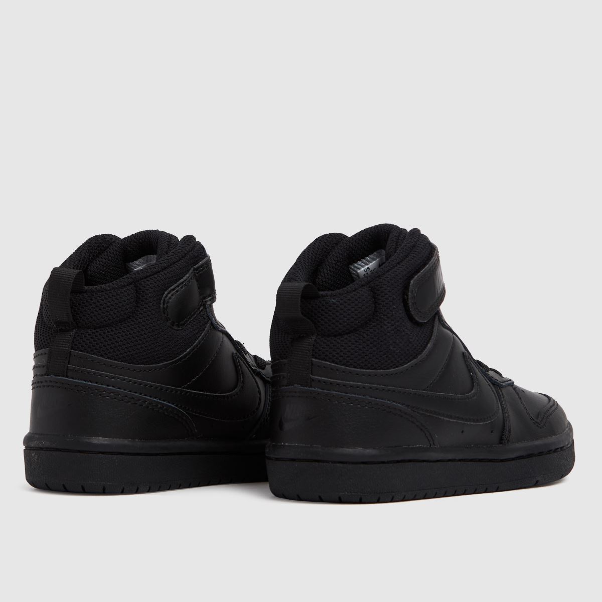 Kids Unisex Black Nike Court Borough Mid 2 Trainers Schuh