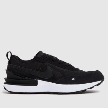 Nike black & white waffle one trainers junior Nike black & white waffle one trainers junior