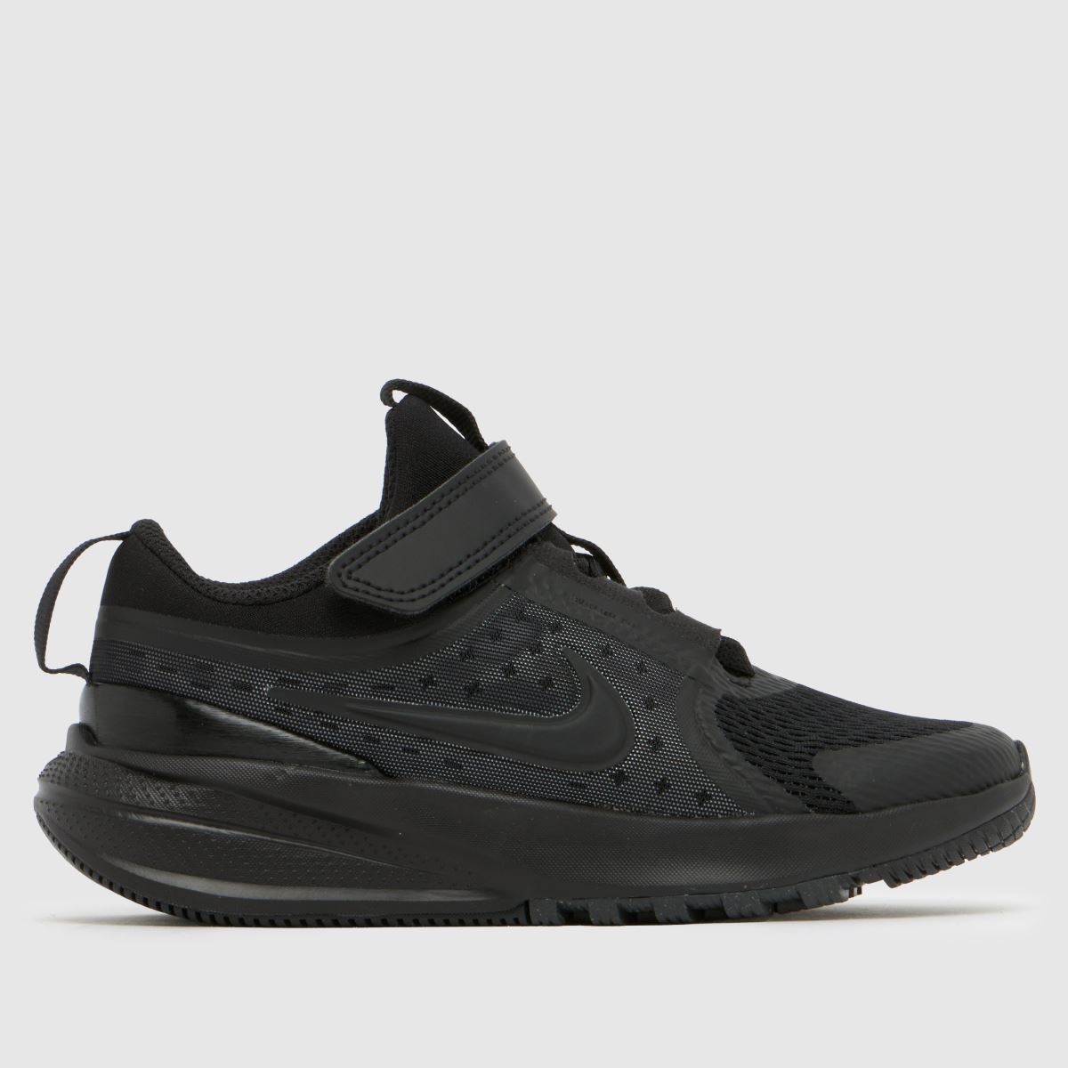 Nike Little Kids Star Runner 5 Running Trainers, Black/Black-Anthracite, Size 11 Younger