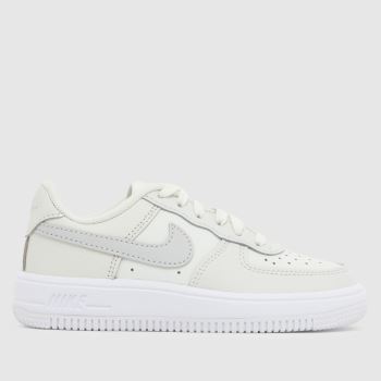 Nike Grey Multi Force 1 Low Junior