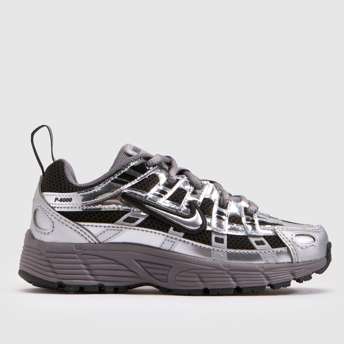 Nike P-6000 Junior in Black & Silver Nike P-6000