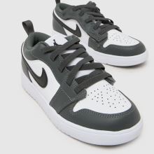 Nike Jordan Air Jordan 1 Low Junior in White Multi Nike Jordan Air Jordan 1 Low,3 of 4