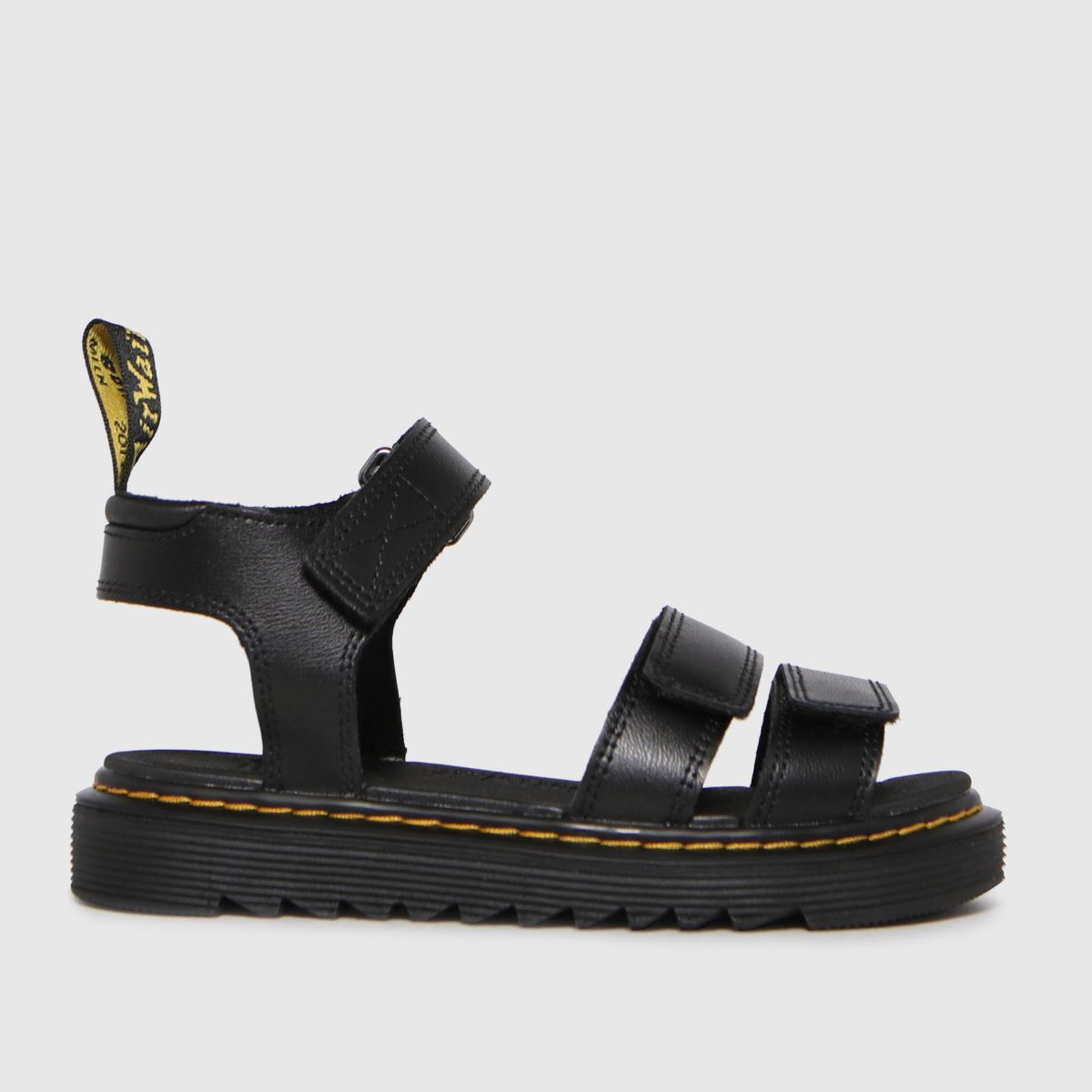 Dr. Martens Black KlAIRE Junior Sandals