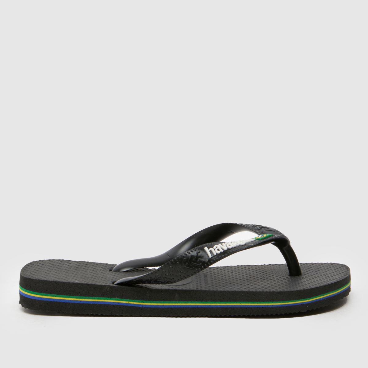 Havaianas Brasil Logo Junior in Black Havaianas Brasil Logo 1