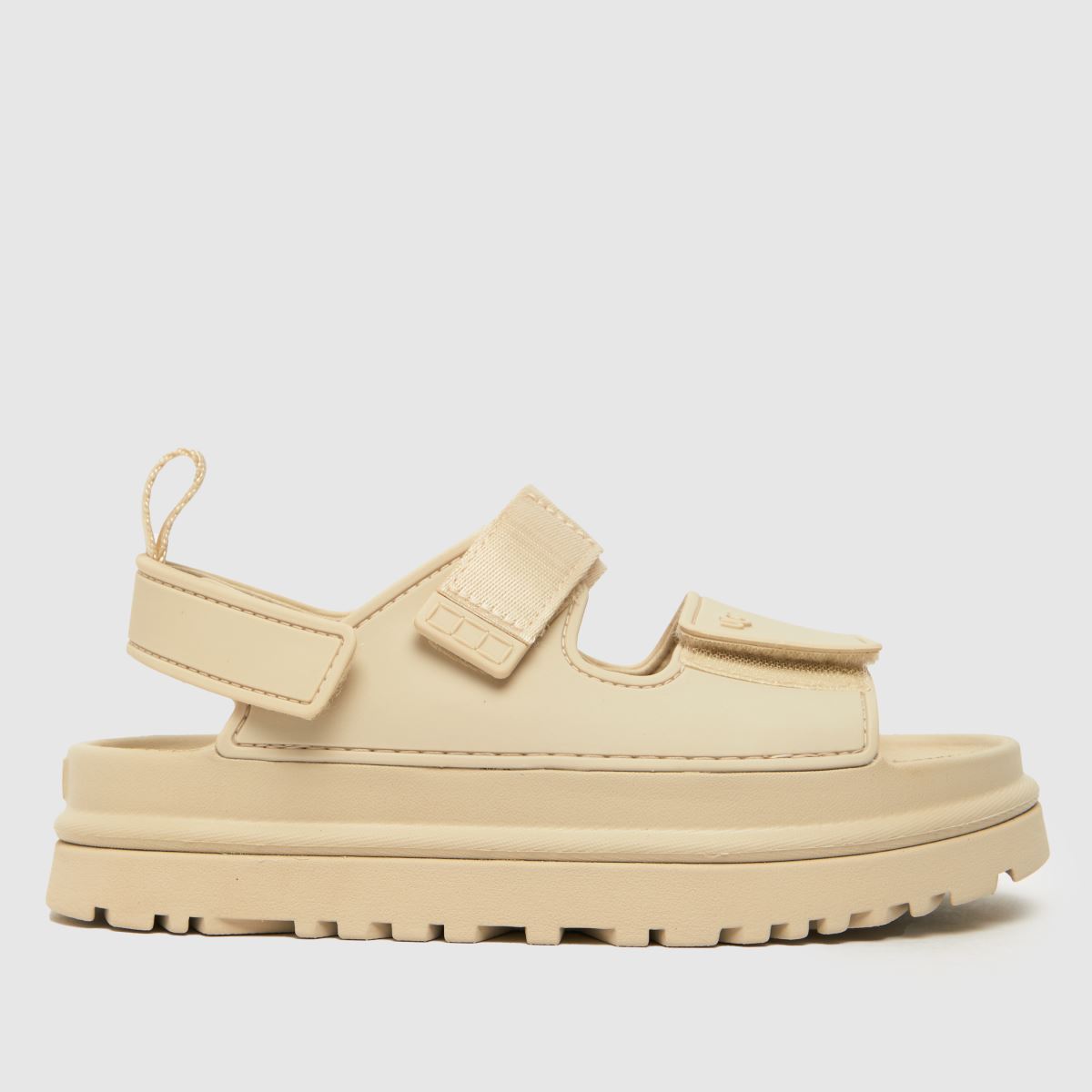 UGG® GoldenGlow Sandal for Kids in Sea Salt, Size 12K, Polyurethane/Textile/Polyester