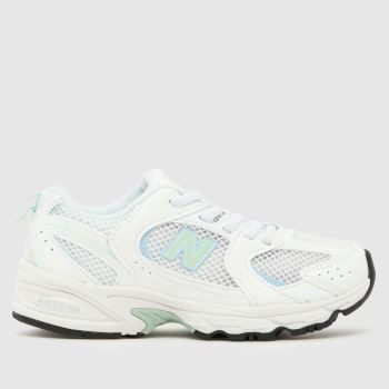 New Balance White Multi 530 Junior