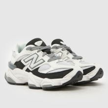 New Balance 9060 Junior in White & Black New Balance 9060,2 of 4
