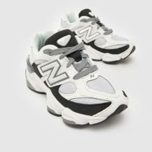 New Balance 9060 Junior in White & Black New Balance 9060,3 of 4