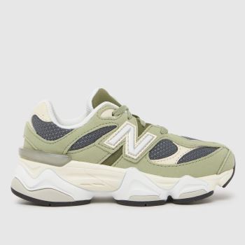 New Balance Green Multi 9060 Junior