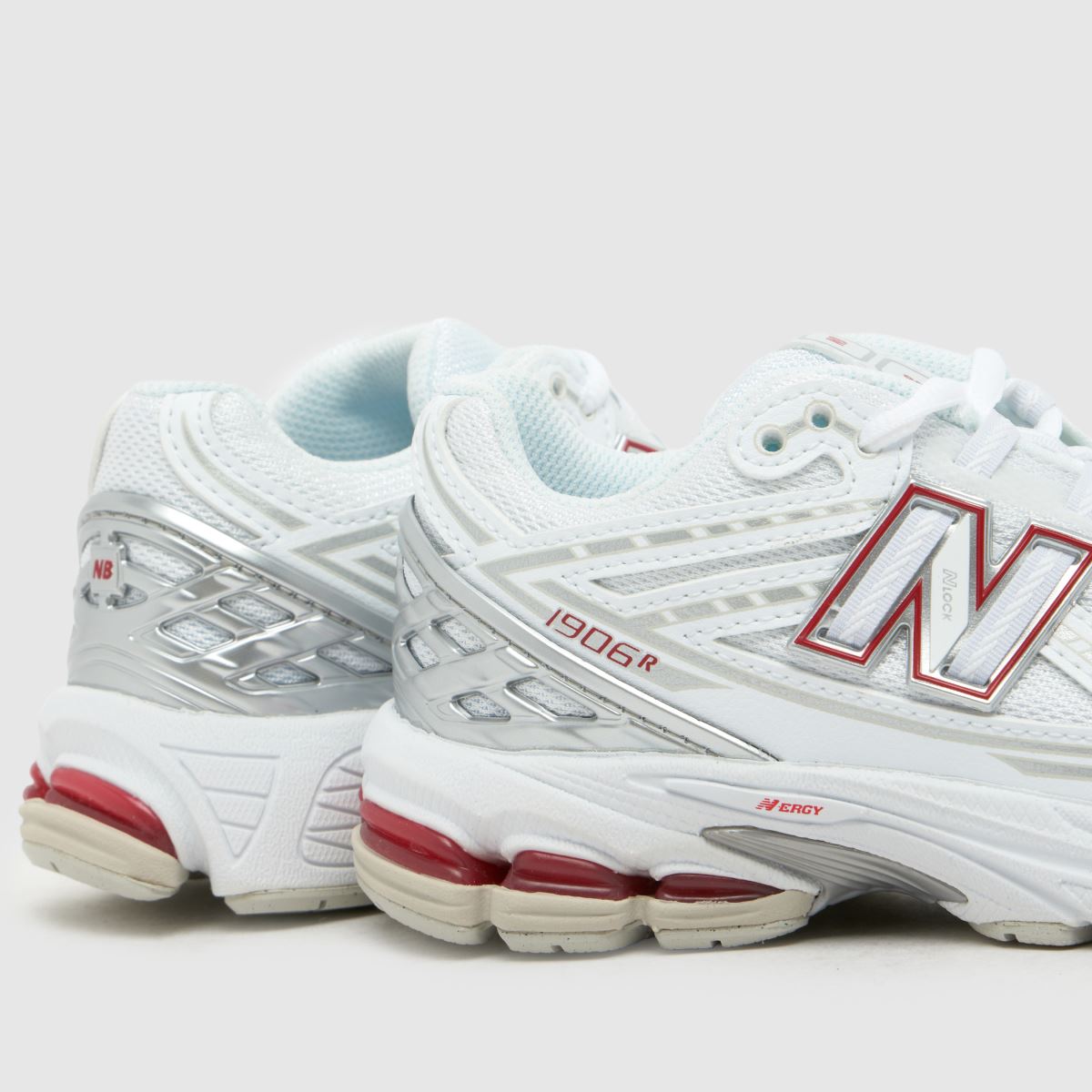 New Balance 1906 Junior in White & Red New Balance 1906 7