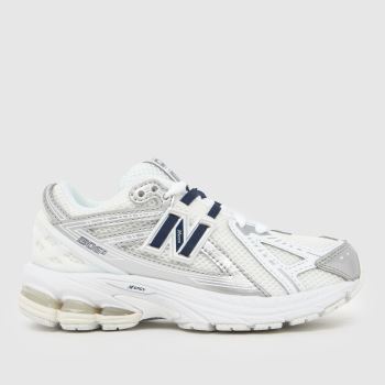 New Balance White & Navy 1906 Junior
