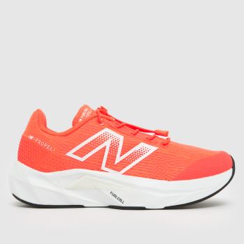 New Balance Orange FuelCell Propel V5 Youth