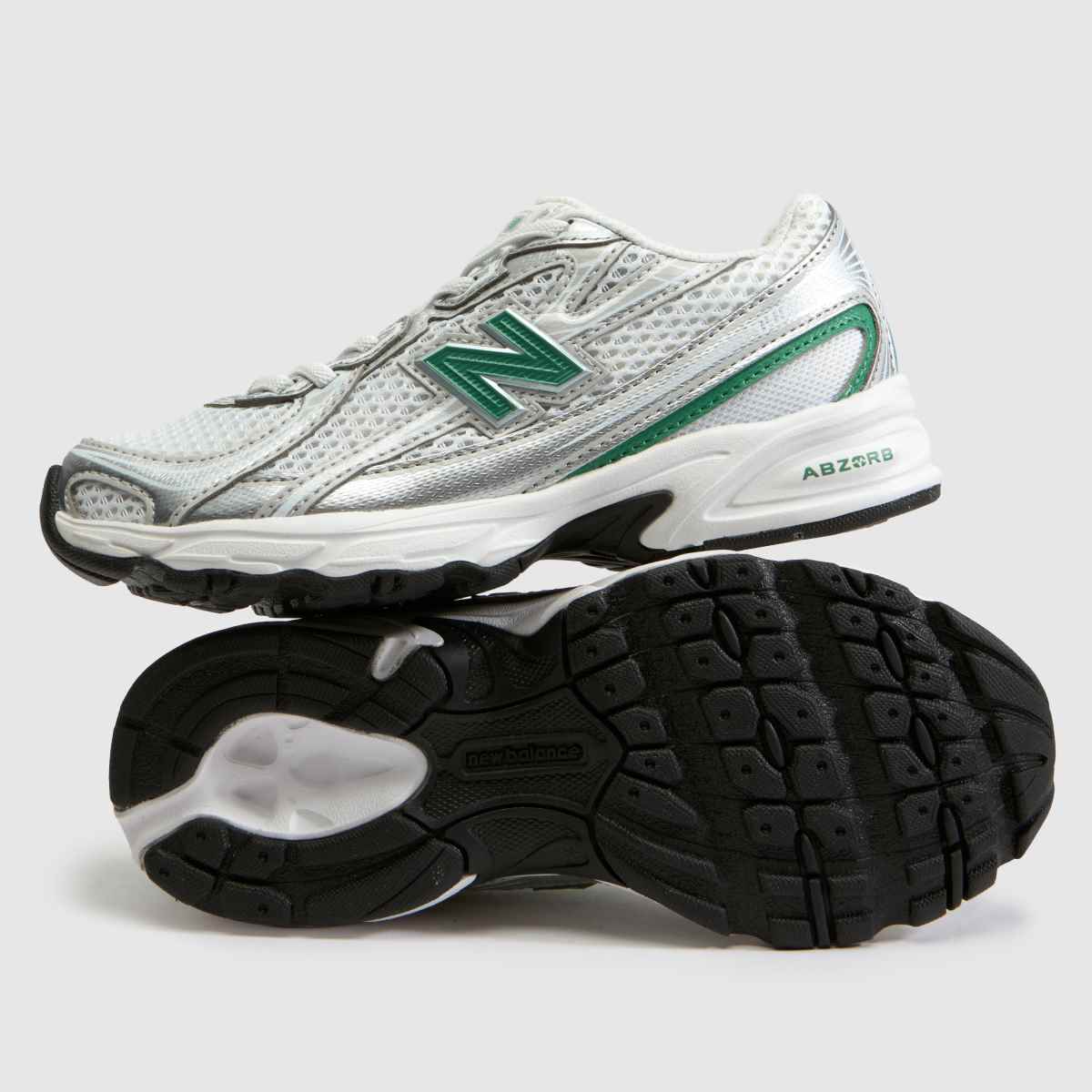 New Balance 740 Junior in White & Green New Balance 740 4