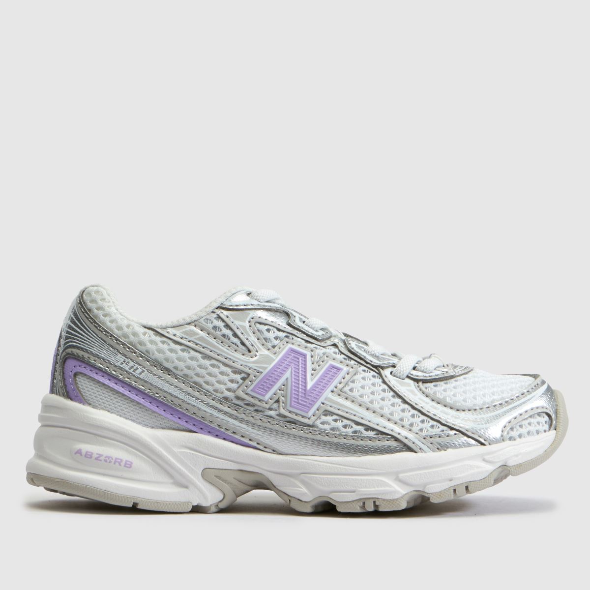 New Balance 740 Junior in White & Purple New Balance 740