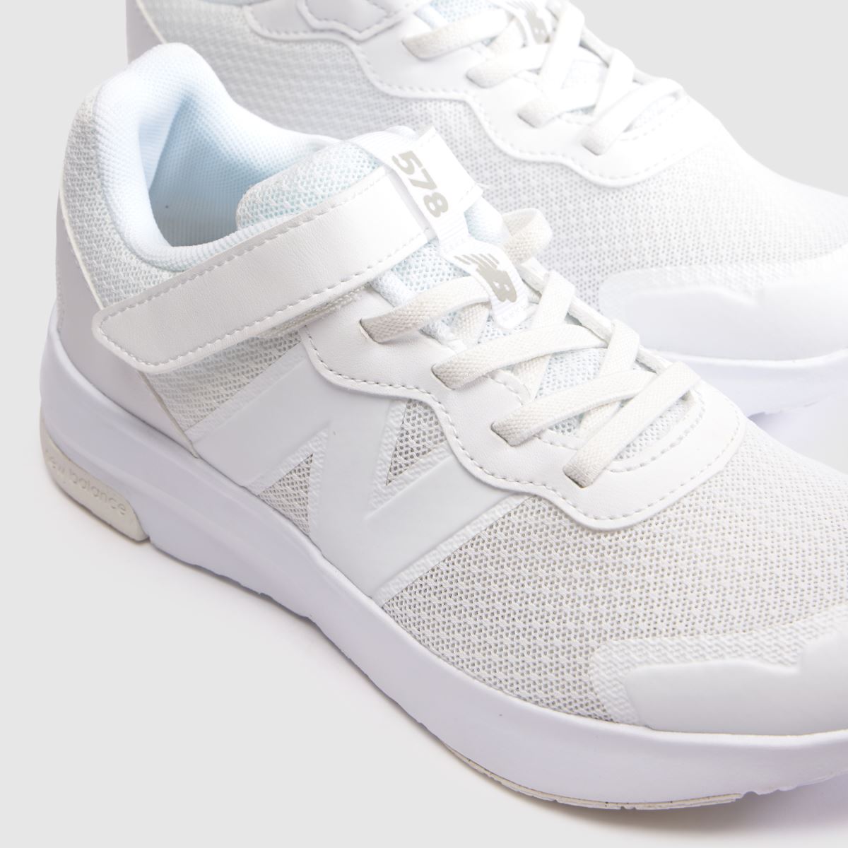 New Balance 578 Junior in White New Balance 578 4