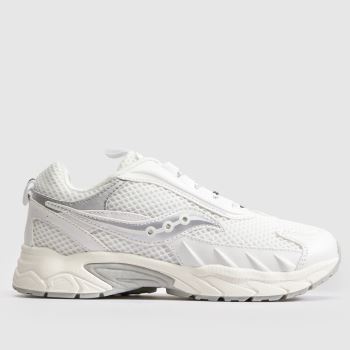 Saucony White & Silver Volt SE Junior