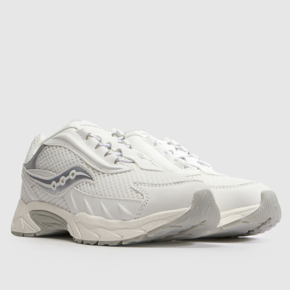 Saucony Volt SE Junior in White & Silver Saucony Volt SE 1