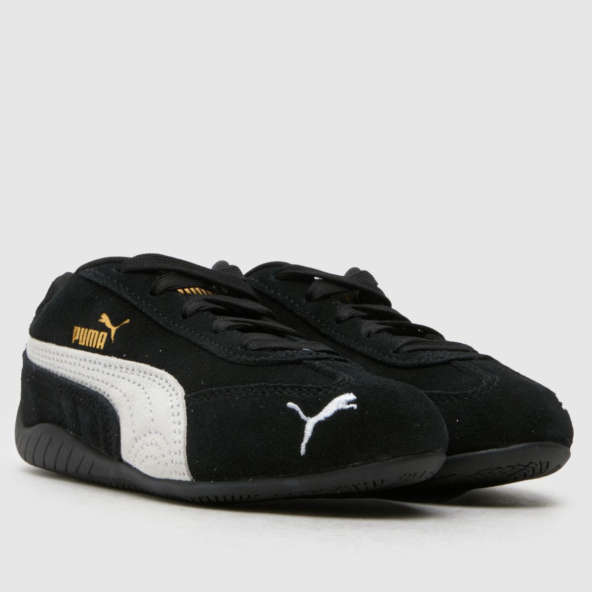 Kids Junior Black & White PUMA Speedcat Trainers | schuh
