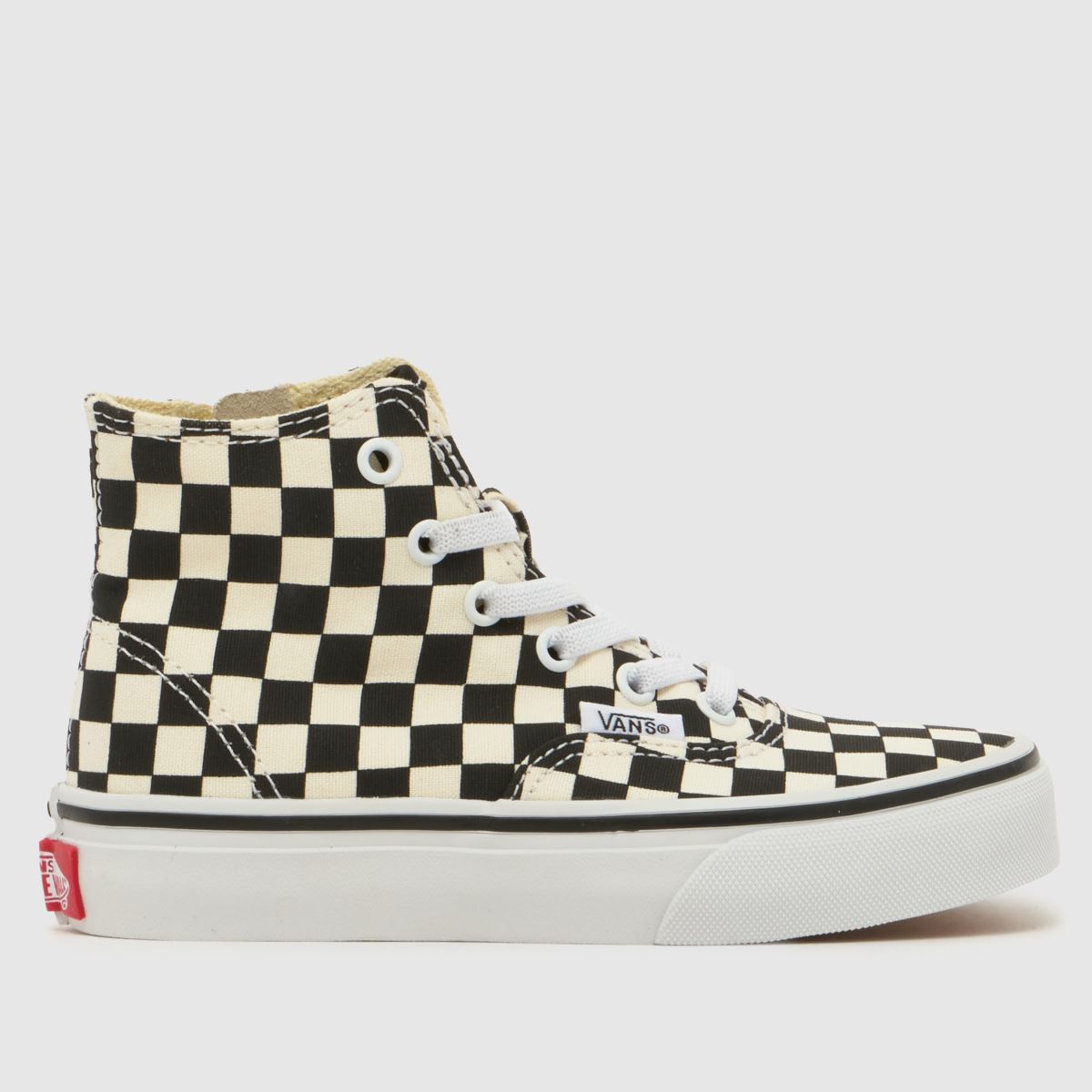 Vans Authentic Hi 2.0 Junior in White & Black Vans Authentic Hi 2.0