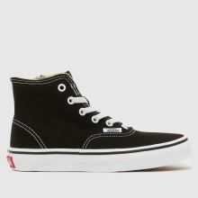 Vans Authentic Hi 2.0 Junior in Black & White Vans Authentic Hi 2.0,1 of 4