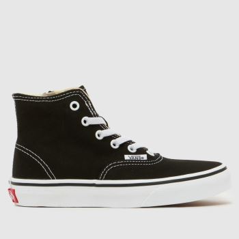 Vans Black & White Authentic Hi 2.0 Junior