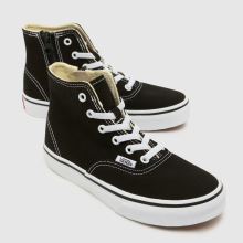 Vans Authentic Hi 2.0 Junior in Black & White Vans Authentic Hi 2.0,3 of 4