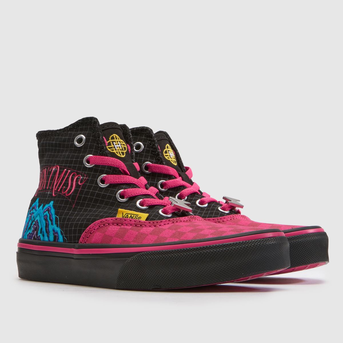 Vans X KPop Demon Hunters Authentic Junior in Black Multi Vans X KPop Demon Hunters Authentic 1