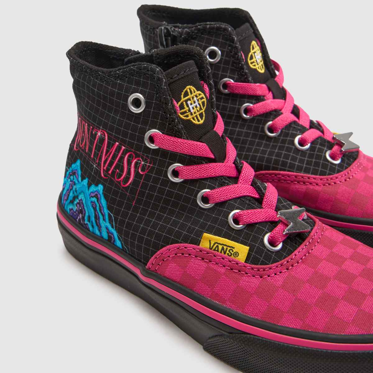 Vans X KPop Demon Hunters Authentic Junior in Black Multi Vans X KPop Demon Hunters Authentic 4